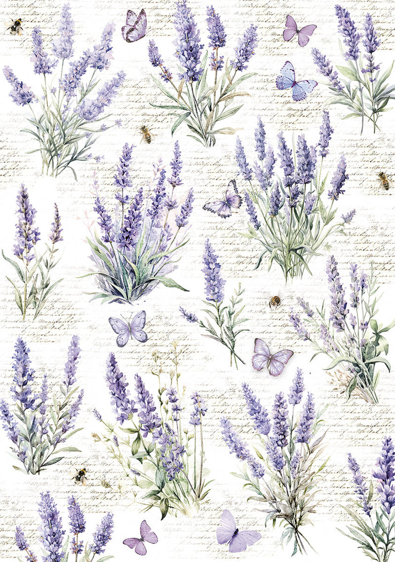 Vellum Morning In Provence Paper Patterns A4 6/Pkg-2
