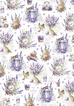Vellum Morning In Provence Paper Patterns A4 6/Pkg-6