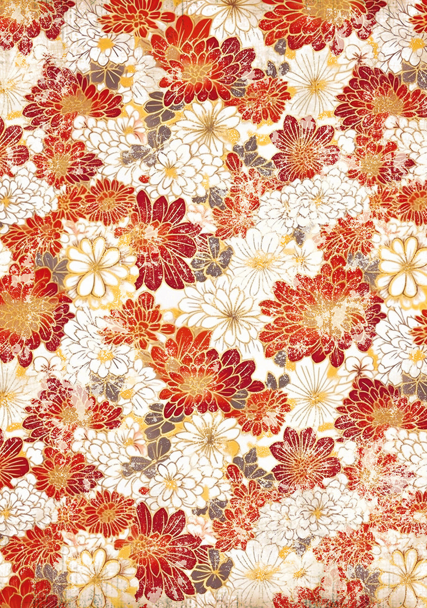 Vellum Land Of The Rising Sun Paper Patterns A4 6/Pkg-5