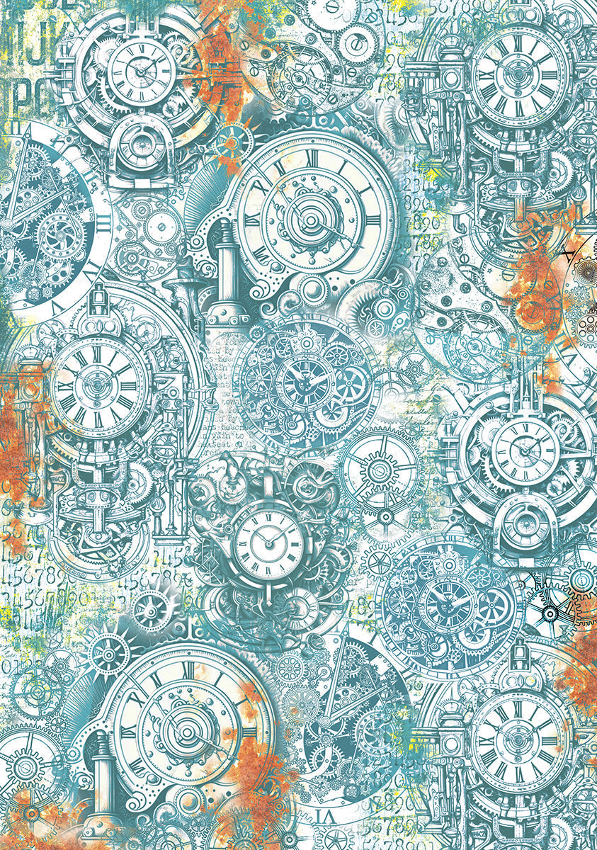 Vellum Coral Reef Paper Patterns A4 6/Pkg-2
