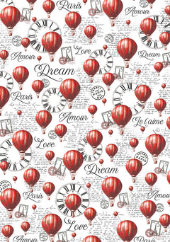 Vellum Paris Je t’aime Paper Patterns A4 6/Pkg-5