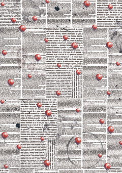 Vellum Paris Je t’aime Paper Patterns A4 6/Pkg-6