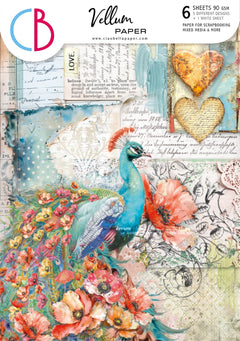 Majestic Dream Vellum Paper Patterns A4 6/Pkg-1