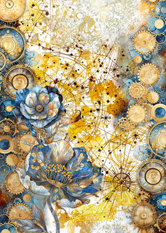 Vellum Celestial Paper Patterns A4 6/Pkg-2