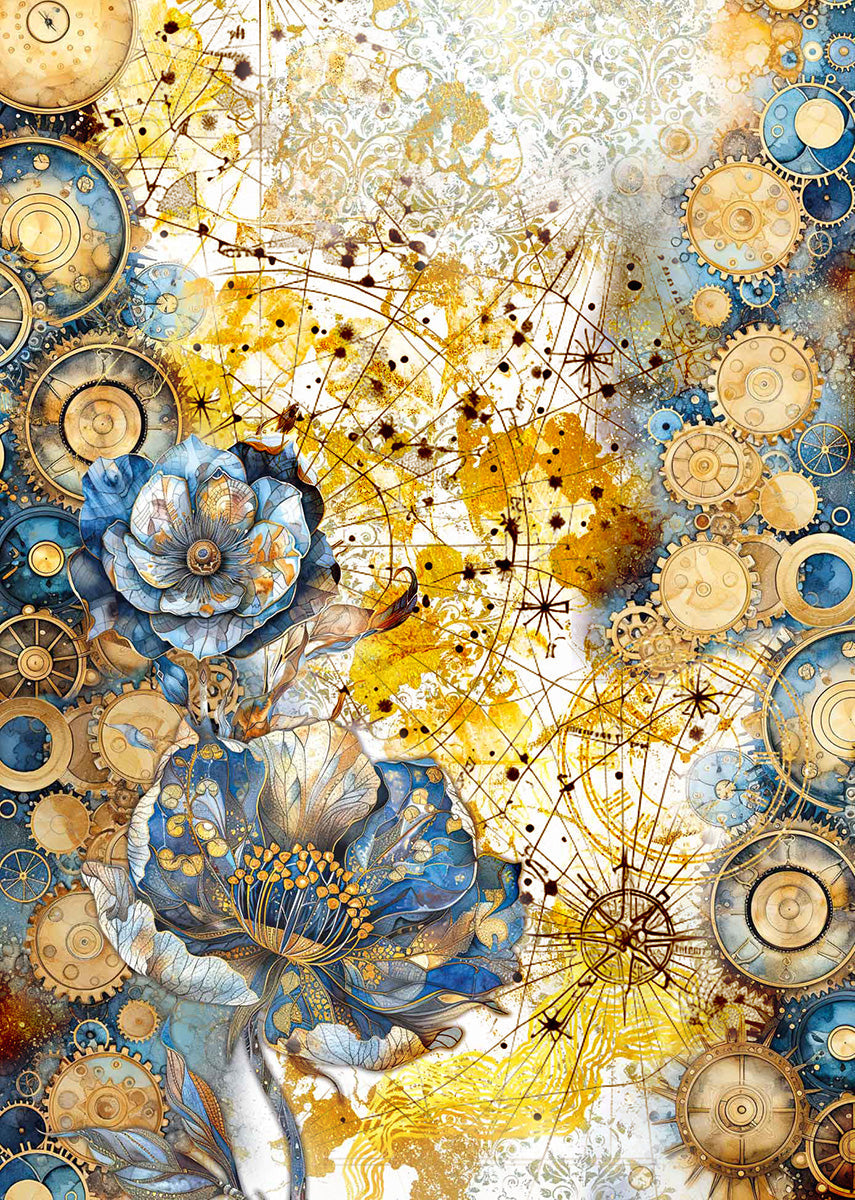 Vellum Celestial Paper Patterns A4 6/Pkg-2