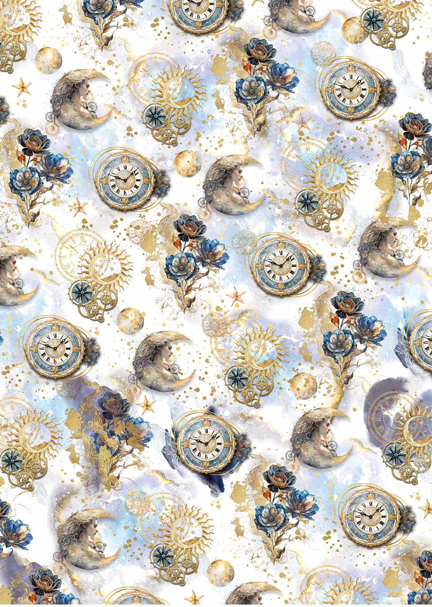 Vellum Celestial Paper Patterns A4 6/Pkg-6