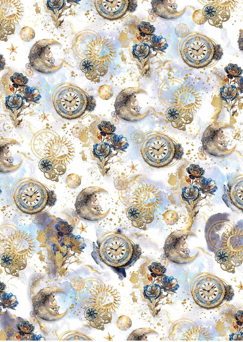 Vellum Celestial Paper Patterns A4 6/Pkg-6