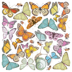 Ciao Bella Vellum Enchanted Land Fussy Cut 6"x6" 6/Pkg-2