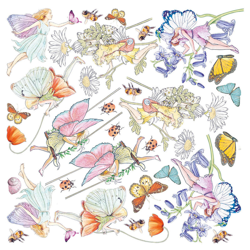 Ciao Bella Vellum Enchanted Land Fussy Cut 6"x6" 6/Pkg-4