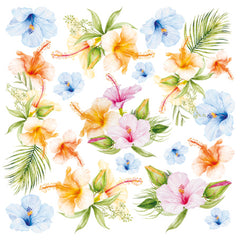 Ciao Bella Vellum Summer Breeze Fussy Cut 6"x6" 6/Pkg-6
