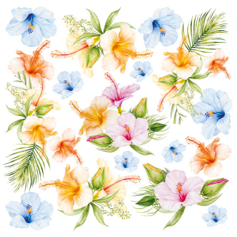Ciao Bella Vellum Summer Breeze Fussy Cut 6"x6" 6/Pkg-6