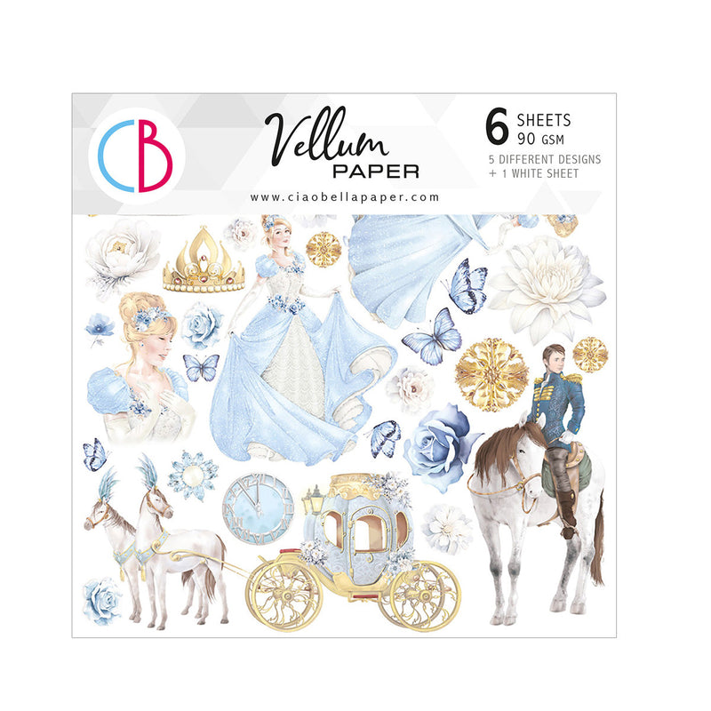 Vellum Midnight Spell Fussy Cut 6"x6" 6/Pkg-1