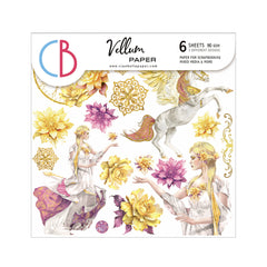 Vellum Ethereal Fussy Cut 6"x6" 6/Pkg-1