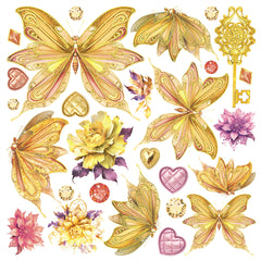 Vellum Ethereal Fussy Cut 6"x6" 6/Pkg-3