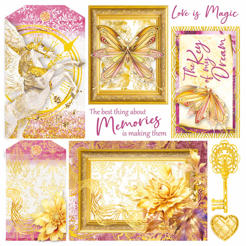 Vellum Ethereal Fussy Cut 6"x6" 6/Pkg-5