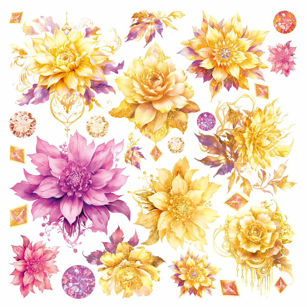 Vellum Ethereal Fussy Cut 6"x6" 6/Pkg-7