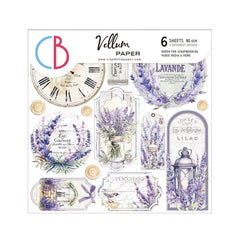 Vellum Morning In Provence Fussy Cut 6"x6" 6/Pkg-1