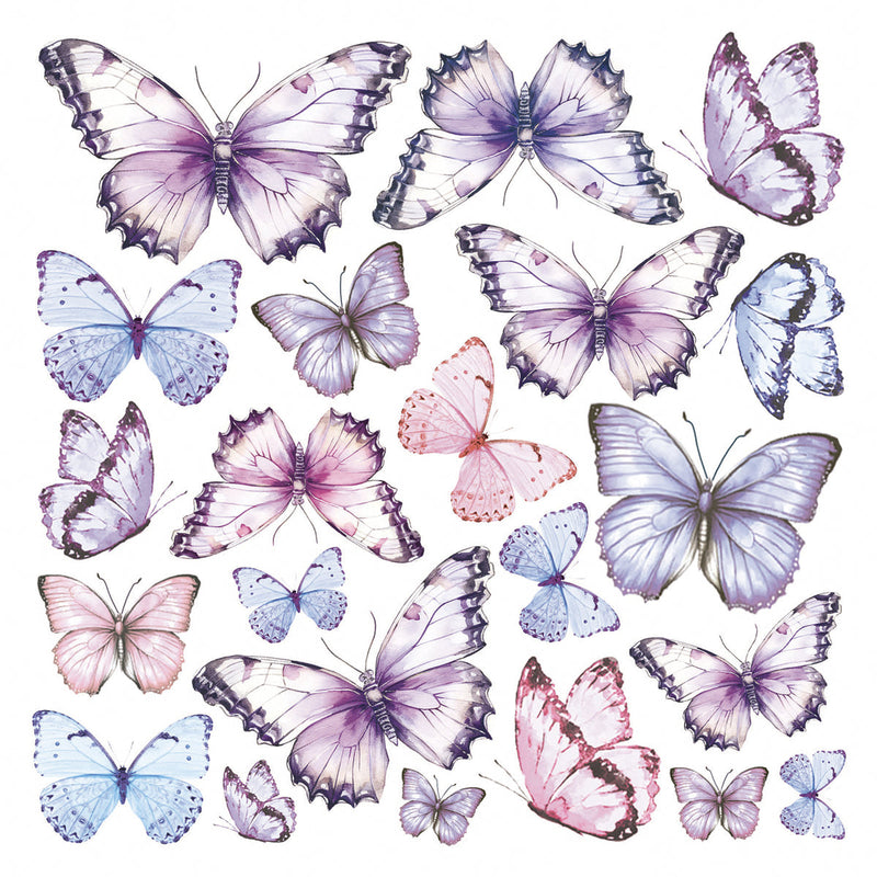 Vellum Morning In Provence Fussy Cut 6"x6" 6/Pkg-5