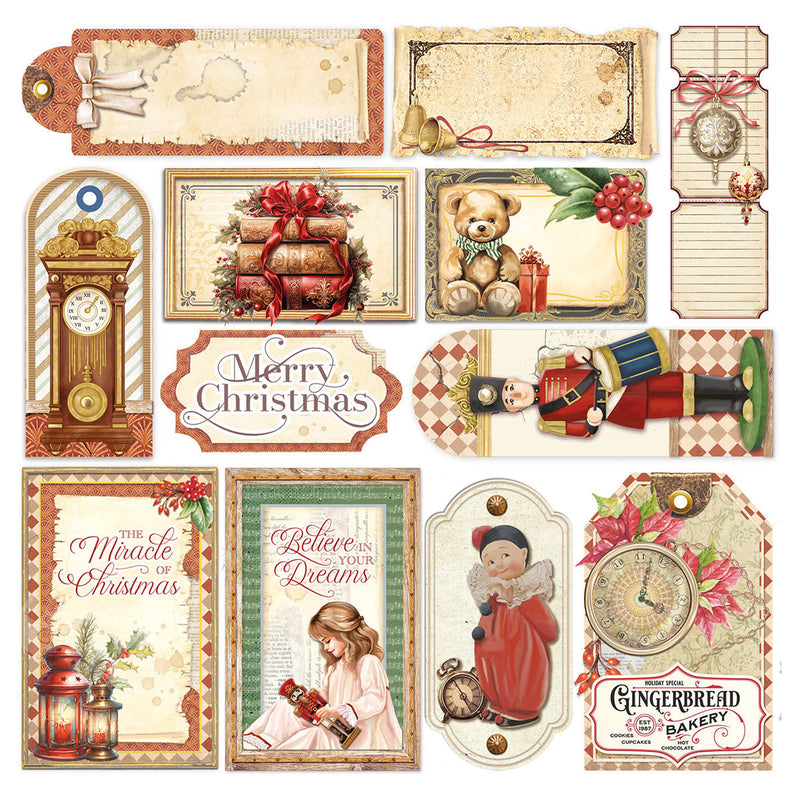 Vellum The Nutcracker Fussy Cut 6"x6" 6/Pkg-3