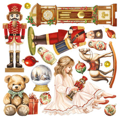 Vellum The Nutcracker Fussy Cut 6"x6" 6/Pkg-5