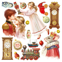 Vellum The Nutcracker Fussy Cut 6"x6" 6/Pkg-7