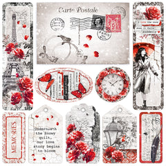Vellum Paris Je t’aime Découpe précise 15x15 cm 6/Paquet-3