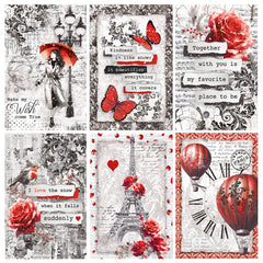 Vellum Paris Je t’aime Découpe précise 15x15 cm 6/Paquet-5