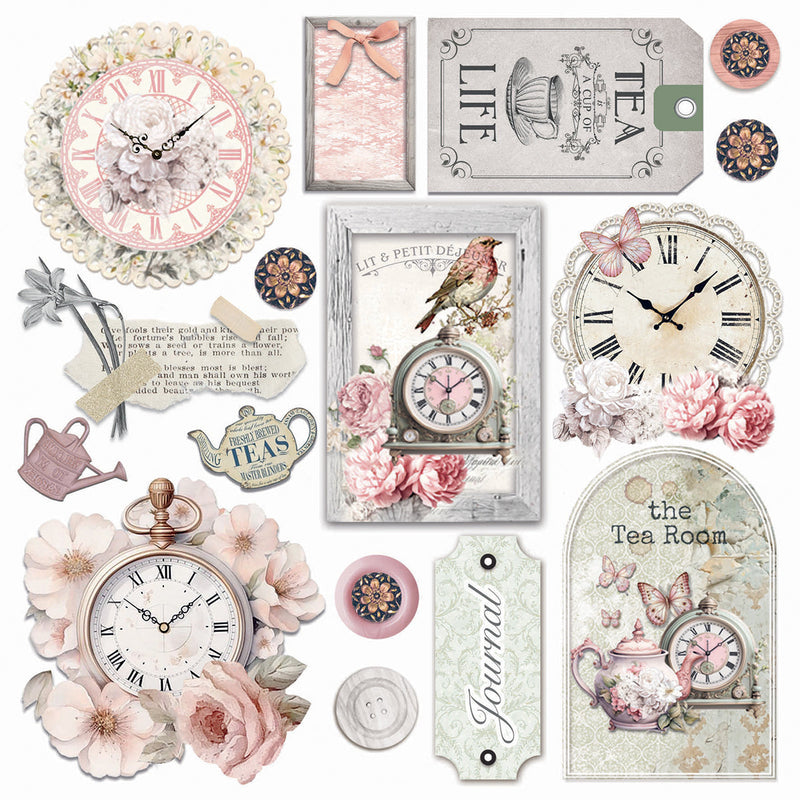 Vellum Timeless Memories Fussy Cut 6"x6" 6/Pkg-5
