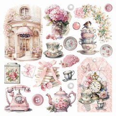 Vellum Timeless Memories Fussy Cut 6"x6" 6/Pkg-2