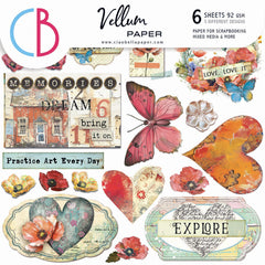 Vellum Majestic Dream para recortar 6"x6" 6/Paq.-1