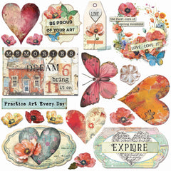 Vellum Majestic Dream para recortar 6"x6" 6/Paq.-5
