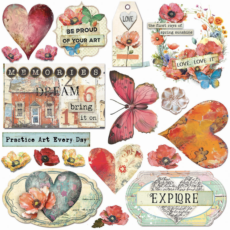 Vellum Majestic Dream para recortar 6"x6" 6/Paq.-5