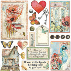 Vellum Majestic Dream para recortar 6"x6" 6/Paq.-7