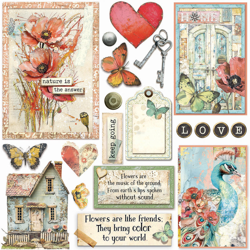 Vellum Majestic Dream para recortar 6"x6" 6/Paq.-7
