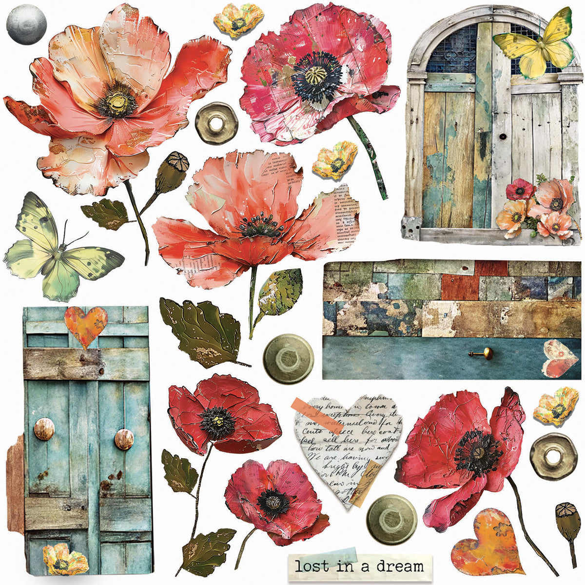 Vellum Majestic Dream para recortar 6"x6" 6/Paq.-2