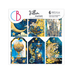 Vellum Celestial Fussy Cut 6"x6" 6/Pkg-1