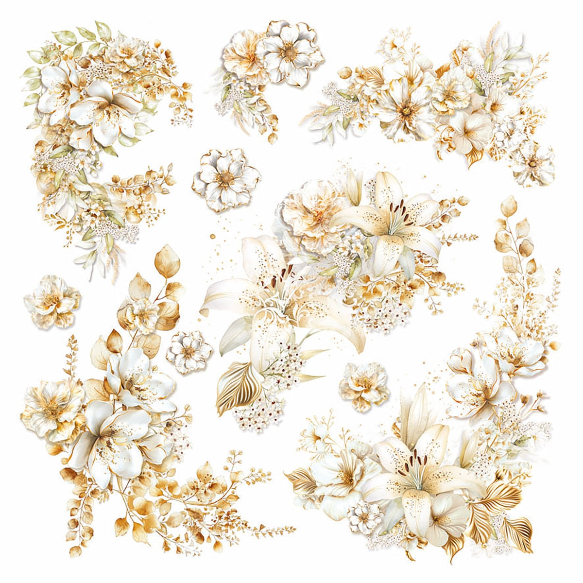 Vellum Blessing Day Fussy Cut 6"x6" 6/Pkg-2