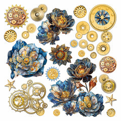 Vellum Celestial Fussy Cut 6"x6" 6/Pkg-5