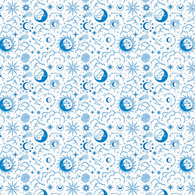 Vellum Celestial Fussy Cut 6"x6" 6/Pkg-7
