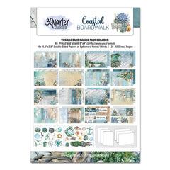 3Quarter Designs Coastal Boardwalk 6x4 Card Pack-1