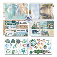 3Quarter Designs Coastal Boardwalk 6x4 Card Pack-5