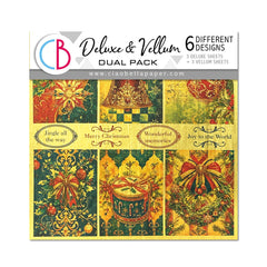Deluxe Paper Gold & Vellum Dual Pack MIXED 6/Pkg Toy Shop-1