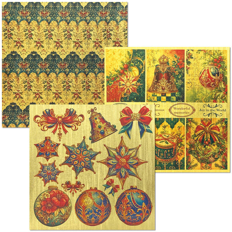 Deluxe Paper Gold & Vellum Dual Pack MIXED 6/Pkg Toy Shop-2