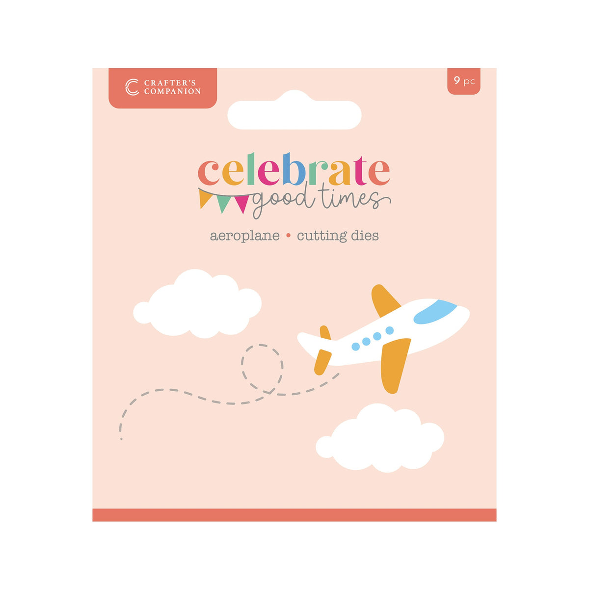Troquel de metal Aeroplane de la colección Celebrate Good Times de Crafter’s Companion