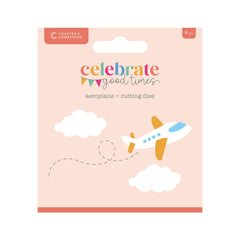 Troquel de metal Aeroplane de la colección Celebrate Good Times de Crafter’s Companion-1