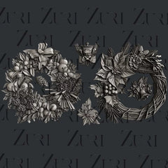 Zuri Designs Christmas Wreaths-1
