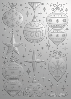 Crafter’s Companion 3D Embossing Folder 5”x7” - Dazzling Baubles-2