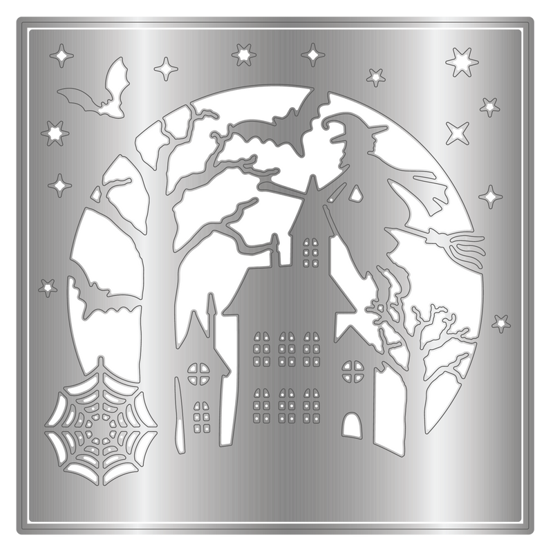 Crafter's Companion Create a Card Die Set Haunted House-2