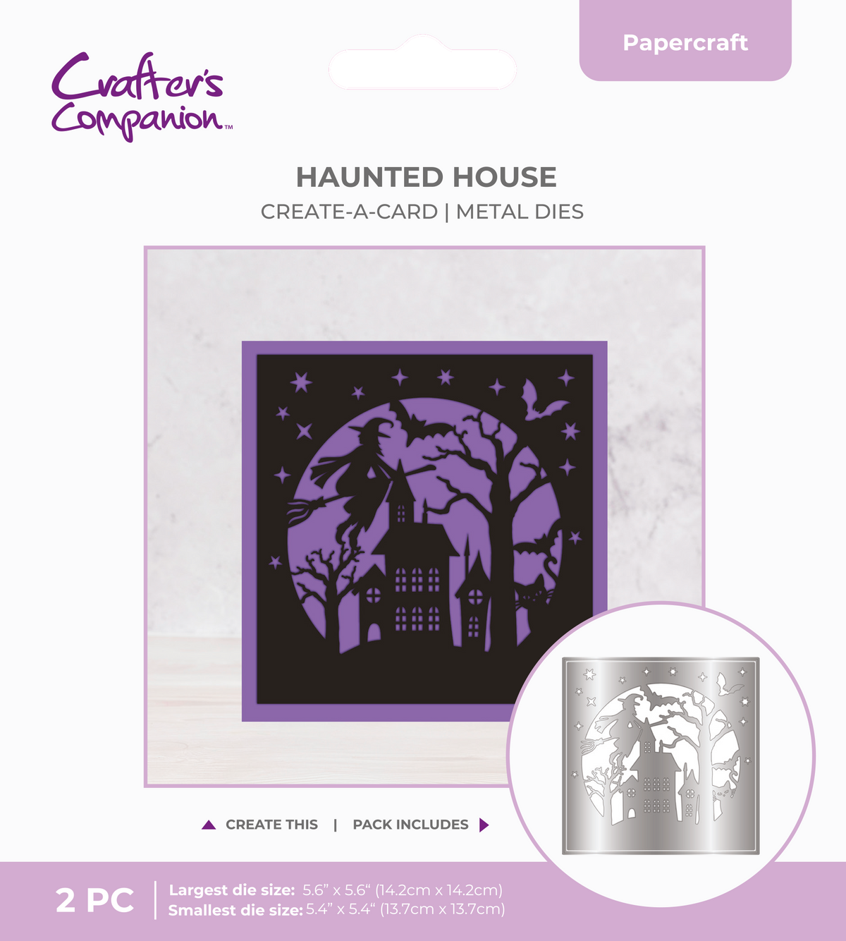 Crafter's Companion Create a Card Die Set Haunted House-1