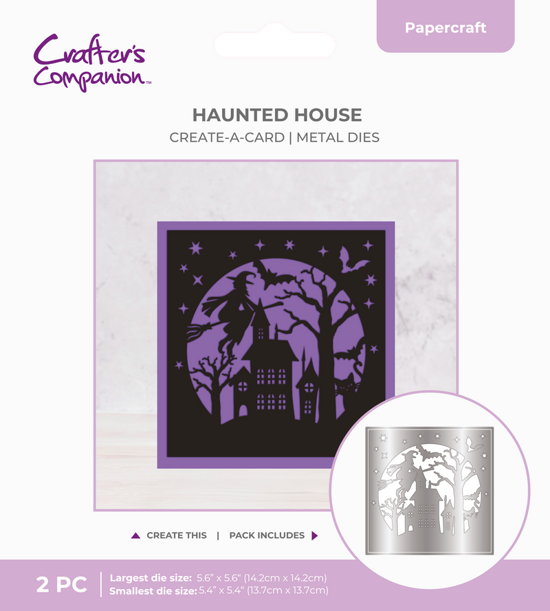 Crafter's Companion Create a Card Die Set Haunted House-1